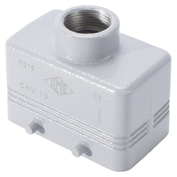 ILME  rectangular MP 10, metal-, Sleeve housing, 4 bolts, grey