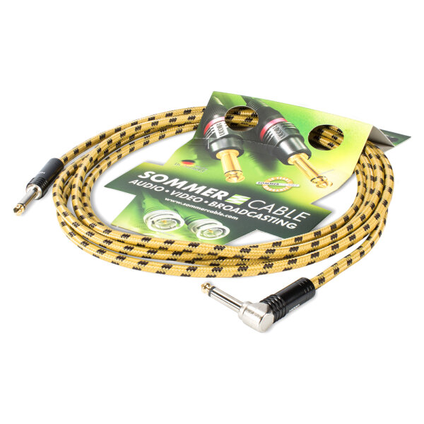 Instrument cable SC-Classique, 1 x 0,50 mm² | jack / jack 90°, HICON
