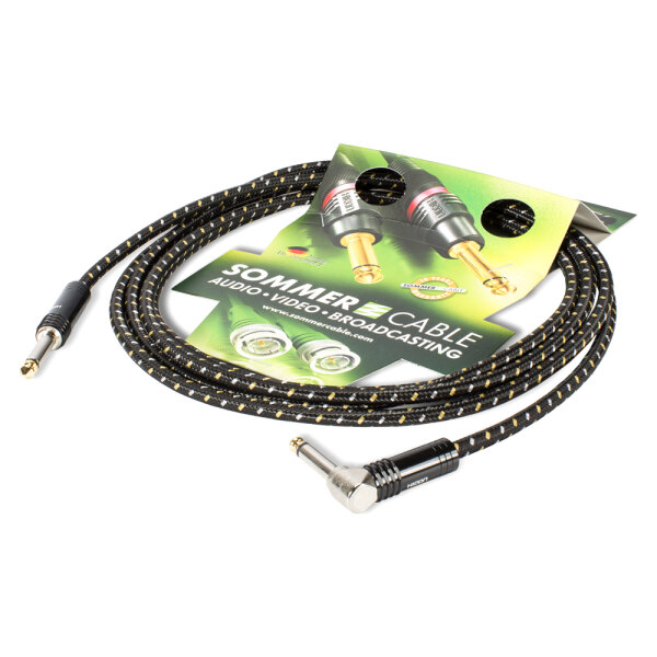 Instrument cable SC-Classique, 1 x 0,50 mm² | jack / jack 90°, HICON