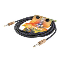 Instrument cable SC-CLASSIQUE, HICON WOODPLUG, 1 x 0,50...