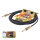Instrument cable SC-CLASSIQUE, HICON WOODPLUG, 1 x 0,50 mm² | jack / jack, HICON