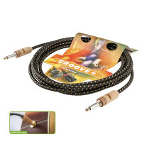 Instrument cable SC-CLASSIQUE, HICON WOODPLUG, 1 x 0,50...