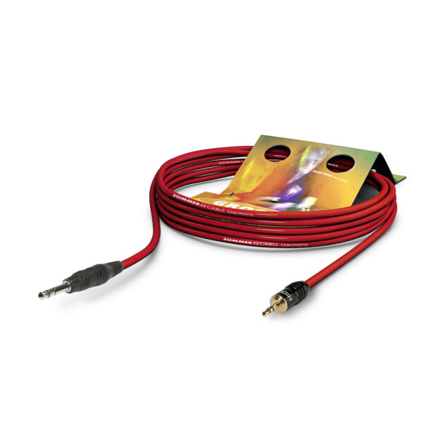 Patch- / insertcable Club Series MKII, 2 x 0,34 mm² | mini-jack / jack, HICON