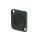 NEUTRIK® cover platelet for D-form-cover platelet, black