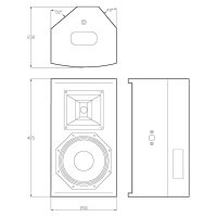 CARDINAL DVM Universallautsprecher 8"/1"