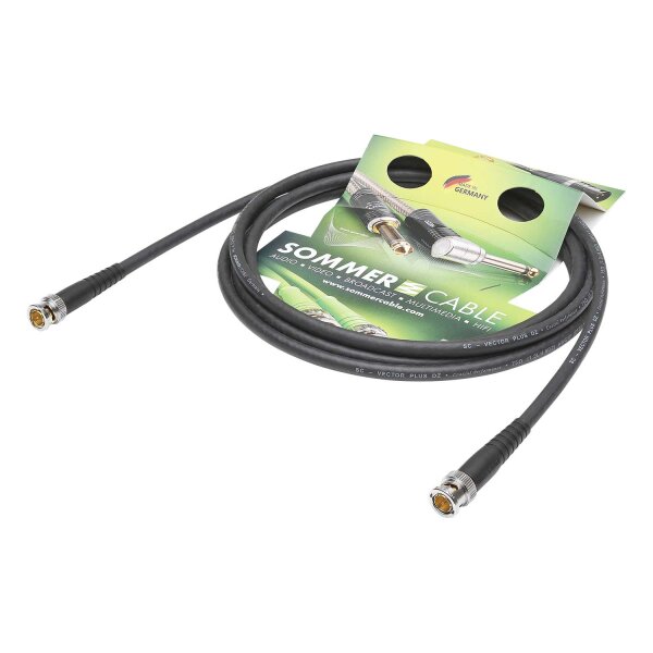 Video-patch cable hd-sdi (hdtv) SC-Vector 1.2/4.8 DZ, 1 x 0,88 mm² | BNC / BNC, HICON