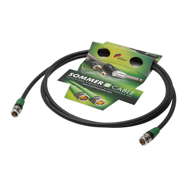 3g video patch cable SC-Vector PLUS 1.2/4.8 DZ, 1 x 0,88 mm² | BNC / BNC, NEUTRIK®