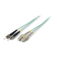Fiber patch cable 50/125 µm | SC-Duplex / 2 x ST-II...