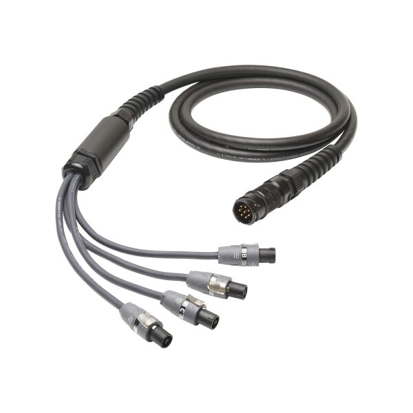 Sommer cable Speaker System , speakON® 2-polig SommerType, female/LK 8-pol male; HICON/NEUTRIK® | 5,00m | 0,40m