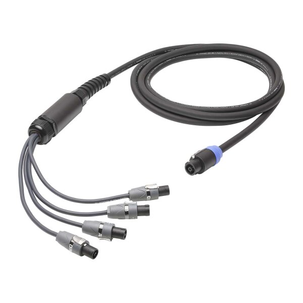 Sommer cable Speaker System , speakON® 8-pole, female/speakON® 2-pole SommerType, female; NEUTRIK®