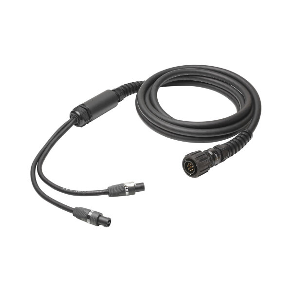 Sommer cable Speaker System , speakON® 4-pole SommerType, female/LK-8-pole male with HI-LK008MVR retainer sleeve; HICON/NEUTRIK®