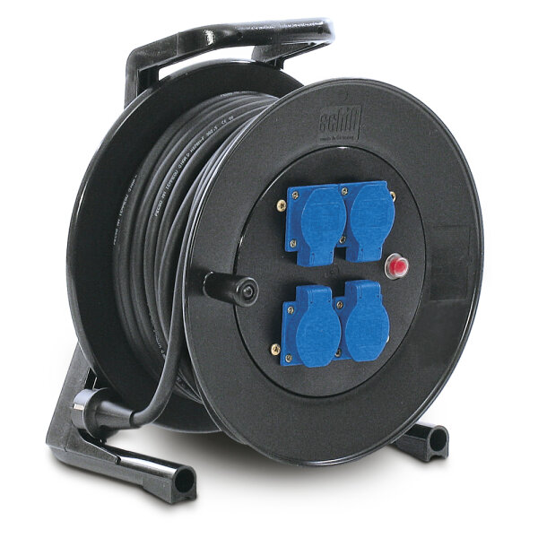 SCHILL Kabeltrommel, GT310.MD4, core: 170 mm, thread width: 132 mm, Solid rubber
