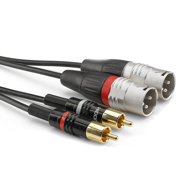 Instrument cable | 2 x XLR / 2 x RCA, HICON