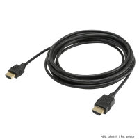 Multimediakabel HDMI® HighSpeed-Cable with Ethernet...