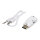 Adapter | HDMI male/SUB-D female straight, white