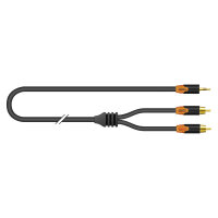 Rca cable RCA / MiniJack, 2  | RCA phono, HICON / 3.5 mm...