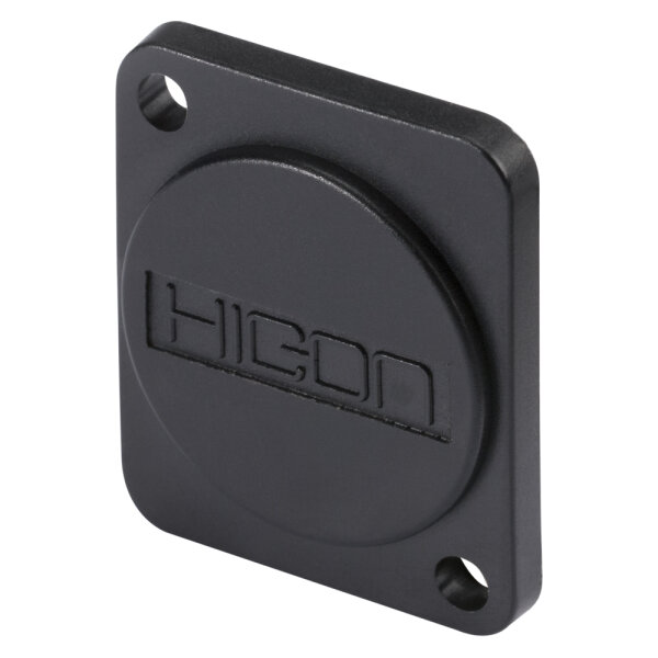 HICON D flange for rear panel flush mounting with HICON logo for SYS-series
