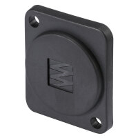 HICON D-Flansch Blinddeckel mit SOMMER CABLE Logo...