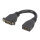 Multimedia cable HDMI-Adapterkabel, 19 x 0,09 mm² | HDMI® / HDMI®, HICON
