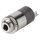 HICON jack (2,5mm), 3-pole , metal-, Soldering-female connector, nickel plated contact(s), screw thread, chrome coloured