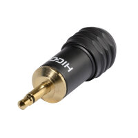 HICON jack (3,5mm), 2-pole , metal-, Soldering-male...