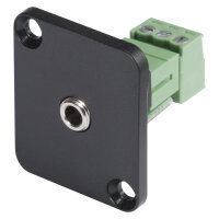 HICON jack (3,5mm), 3-pole , metal-, screw-type-female...