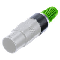 HICON Steckergehäuse XLR-Format für RJ45-Standardsteckverbinder, schwarz