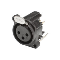 HICON XLR, 3-pole , plastic-, Print connection...