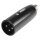 HICON  Adapter | RCA female/XLR 3-pole male straight, black