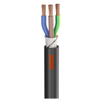 HICON XLR, 3-pole , metal-, Soldering-male connector, silver plated contact(s), Type D M3, black