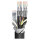 HICON XLR, 3-pole , metal-, Soldering-male connector, silver plated contact(s), Type D M3, black