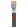 HICON XLR, 3-pole , metal-, Soldering-male connector, silver plated contact(s), Type D M3, black