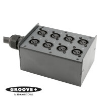 HICON XLR, 3-pole , plastic-, Soldering-male connector, silver plated contact(s), Type D, black