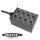 HICON XLR, 3-pole , plastic-, Soldering-male connector, silver plated contact(s), Type D, black