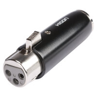 HICON  Adapter | Mini-XLR male 3-pol/XLR 3-pole female...