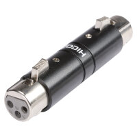 HICON  Adapter | XLR 3-pole female straight, black