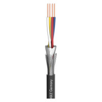 HICON XLR, 5-pol , metal-female connector, gold plated contact(s), water- and dustproof IP67 while connected/straight, black