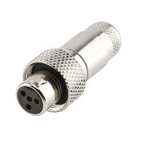 HICON MINI-XLR, IP67 & EXTRA ROBUST, IP67 , 4-pol ,...