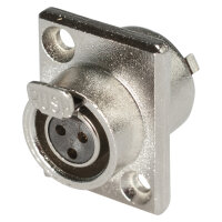 HICON Mini-XLR, 3-pol , Metall-,...