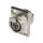 HICON Mini-XLR, 4-pole , metal-, Soldering-female connector, gold plated contact(s), special, nickel