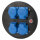 SCHILL Front panel with 4 Schuko sockets for GT310, HT and SK-Modelle