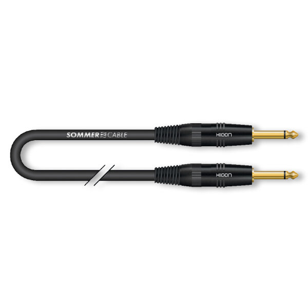 Instrumentenkabel SC-Spirit LLX, 1  x  0,38 mm² | Klinke / Klinke, HICON | 10,00m | schwarz