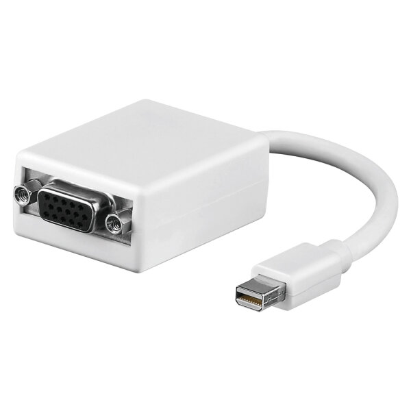 Adapter cable | SUB-D15HD female/DisplayPort mini male straight, white