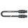 Lautsprecherkabel Meridian, 2  x  1.50 mm² | speakON® / speakON®, NEUTRIK®/SOMMER | 2,50m | schwarz
