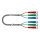 Video-Multicore Transit Mini Flex, 3  x  0,08 mm² | BNC / BNC, HICON | 0,75m