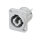 NEUTRIK® powerCON®, 3-pole , plastic-, Connector-in technology-male connector, silver plated contact(s), Type D, grey