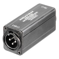 NEUTRIK®  Adapter | XLR male/BNC female straight, black