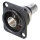 NEUTRIK® BNC HD-SDI patch-female connector, Type D, black