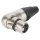 NEUTRIK® XLR, 4-pole , metal-, Soldering-female connector, silver plated contact(s), angled, nickel