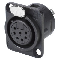 NEUTRIK® XLR, 7-pole , metal-, Soldering-female...